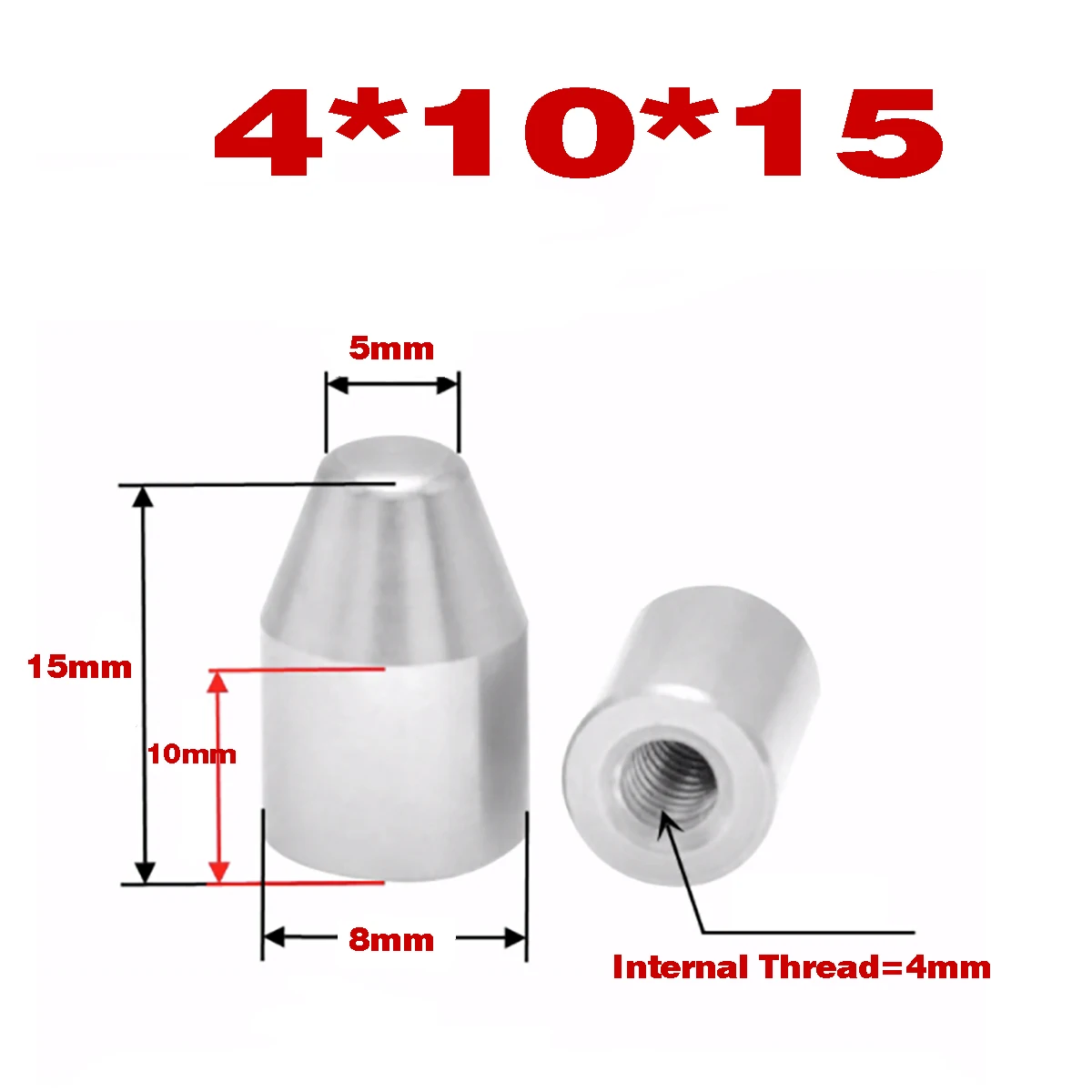 Tapered Internal Thread Pin/Cylindrical Pin/Internal Guide Post/Taper Head Positioning Post/Chamfered Internal Thread Pin