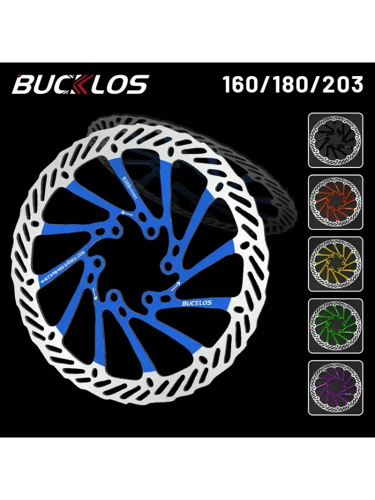 AliExpress BUCKLOS G3 Bicycle Brake Disc Rotor 160mm 180mm 203mm Mtb Road Bike Rotor 6 Bolt Ultralight