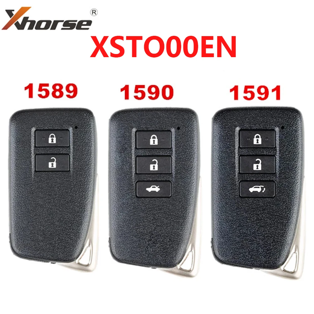 

Xhorse XM Smart Key Shell 1589 1590 1591 с Xhorse XM Smart Key PCB XSTO00EN для Toyota