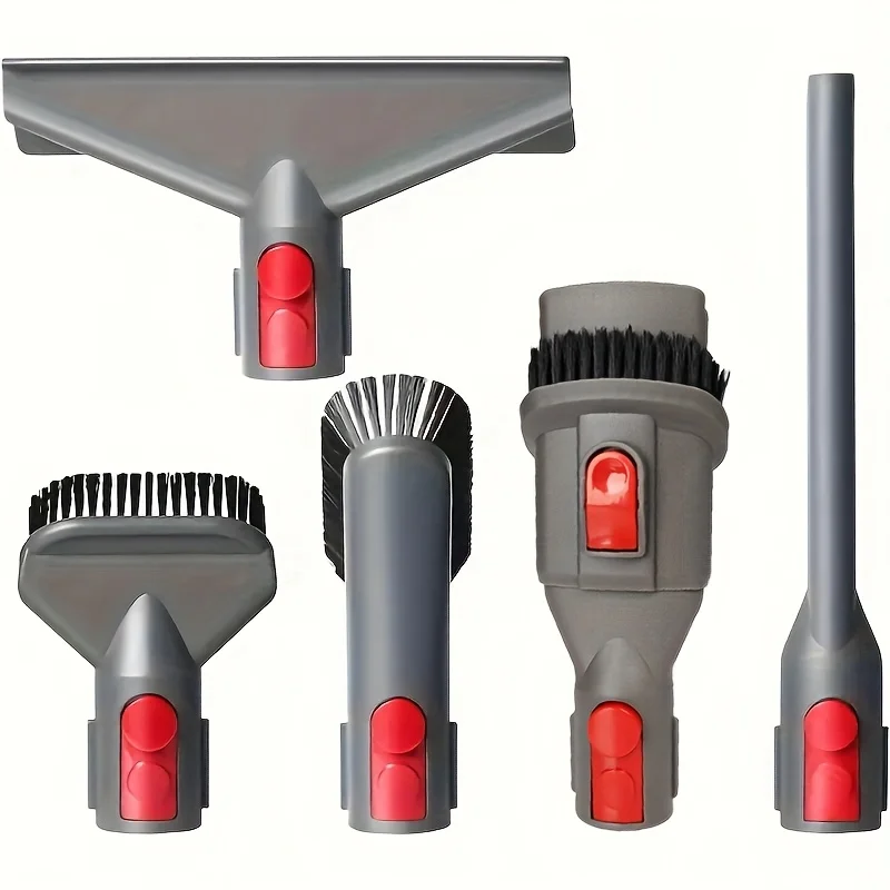 Household Cleaning Accessories Kit for Dyson V15 V11 V10 V8 V7 Vacuum, Mattress Tool Hard Brush Soft Brush Head Crevice Tool