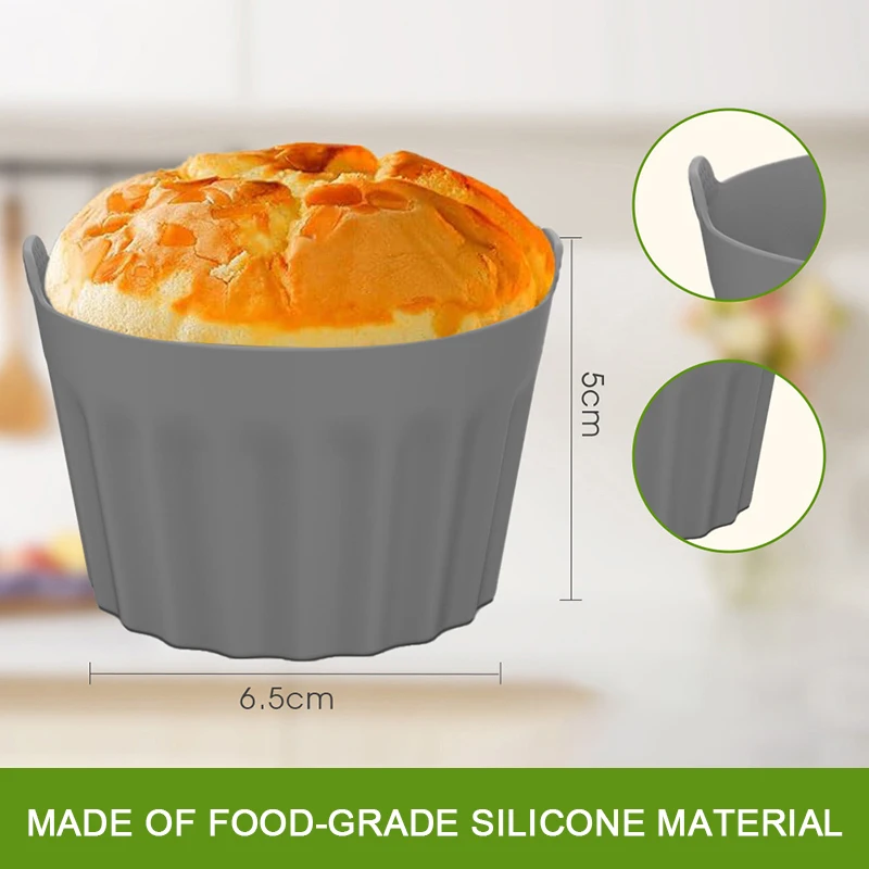 6/3 шт., Силиконовые Формы для кексов