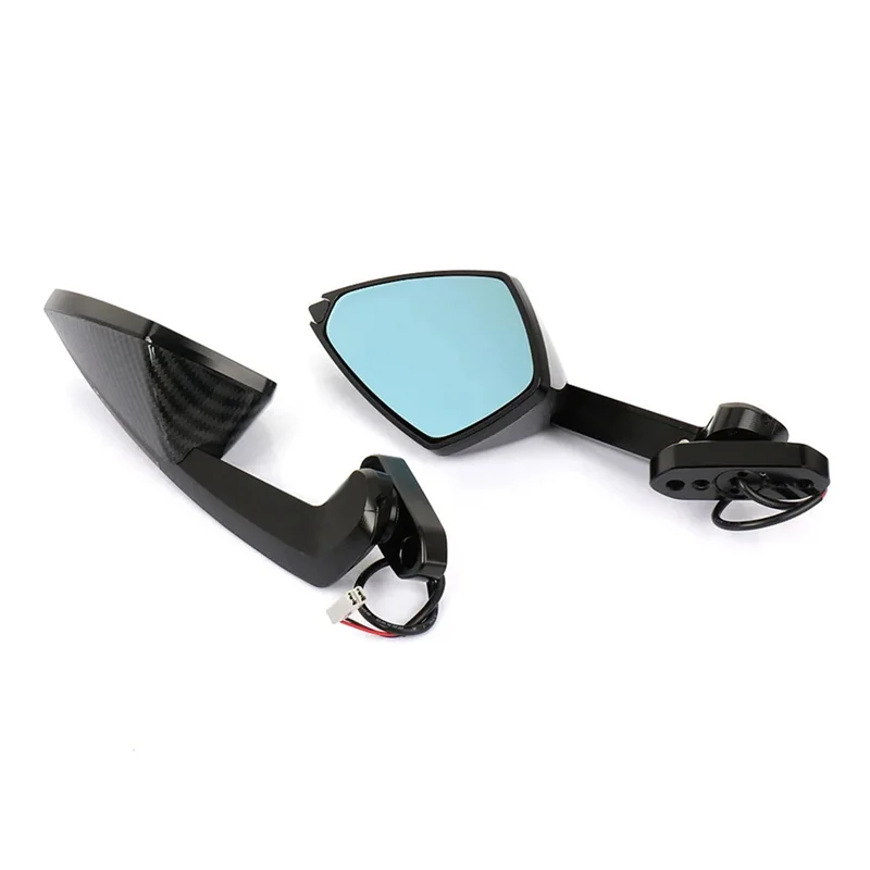 

A80X-Motorcycle Rearview Mirrors Rearview Mirrors For Kawasaki ZX-6R Rearview Mirrors With Turn Signals LED Motorcycle Accessori