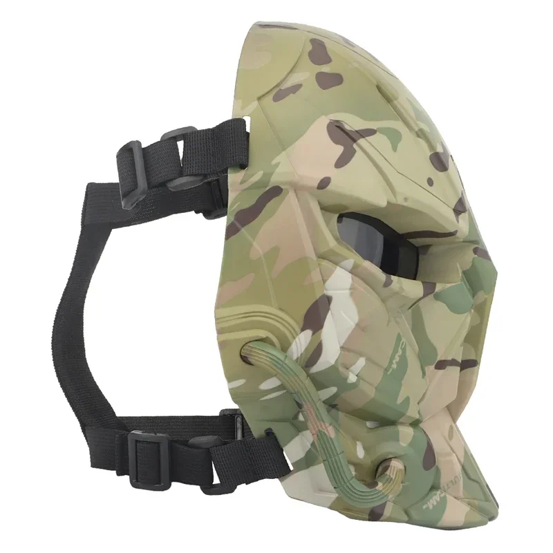 ZXYHFE Tactical Hunting Chastener Full Face Mask CS Safety Paintball Accessories Shooting Protective Airsoft Sports Equipment