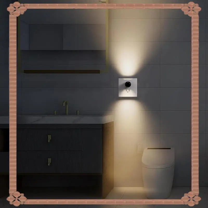 24-Hour Delivery Plug-In LED Wall Outlet Light 6-Pack Dusk-To-Dawn Night Light Ambient Lighting For Bedroom, Hallway