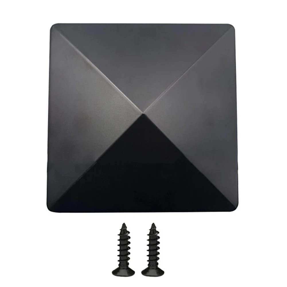 Bouchon de Protection de poteau de clôture en plastique dur de 4 pouces, 1/4 pièces, pour clôture ex