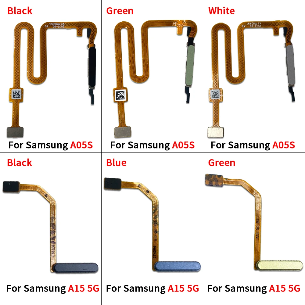 

10 шт./лот, кнопка питания «Домой», ключ, отпечаток пальца, меню, датчик возврата, гибкий кабель для Samsung A05S A15 4G A25 5G A256
