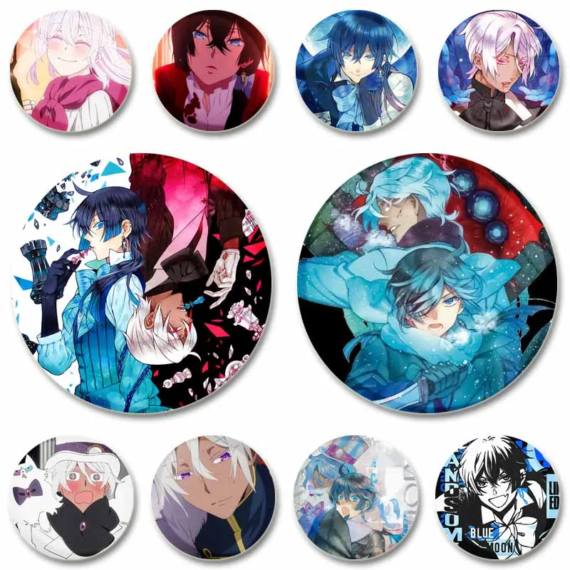 

Cartoon Animation The Case Study of Vanitas Enamel Pins Vanitas Noe Archiviste Badge Lapel Brooch on Backpack Fans Jewelry Gifts