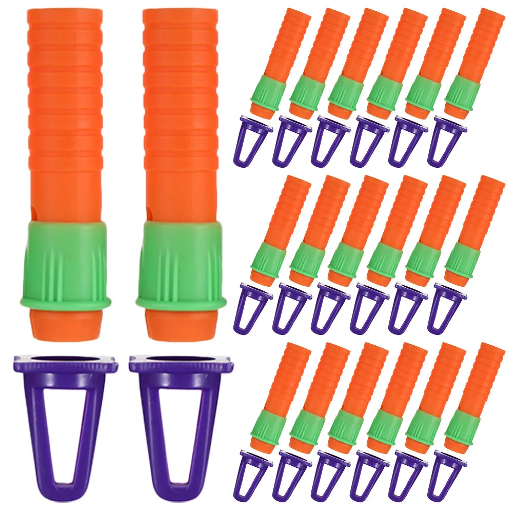 

20Pcs Art Pencil Lengthener Extender Crayon Extension Holder for Oil Paint Pens Crayons Plastic Handle Comfort Grip Portable