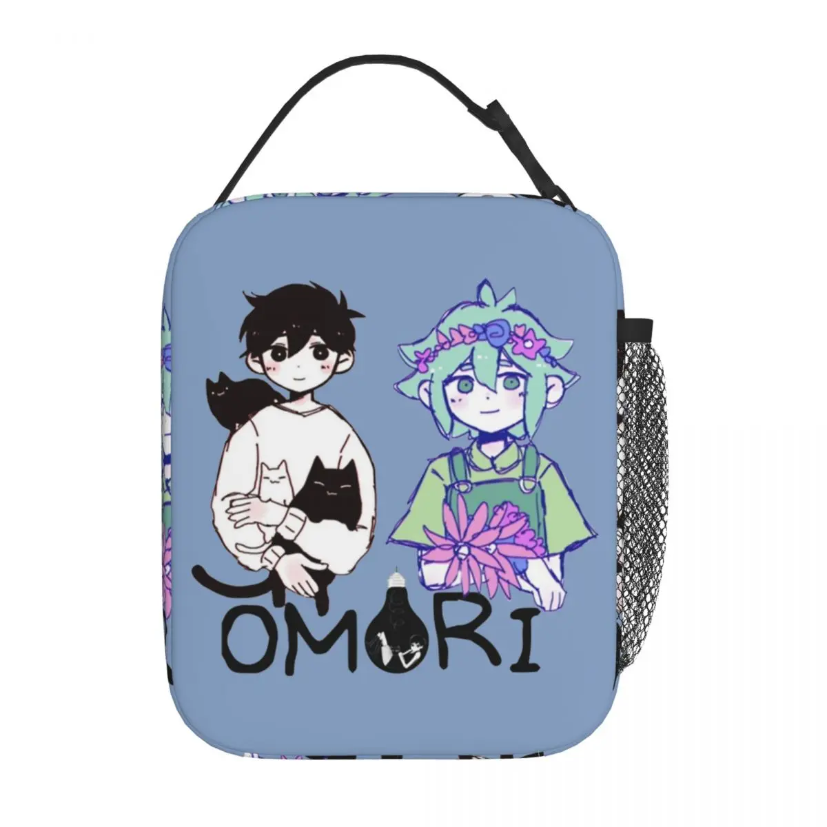 OMORI Insulated Lunch Bag Leakproof Meal Container Thermal Bag Lunch Box Tote Office Outdoor Girl Boy