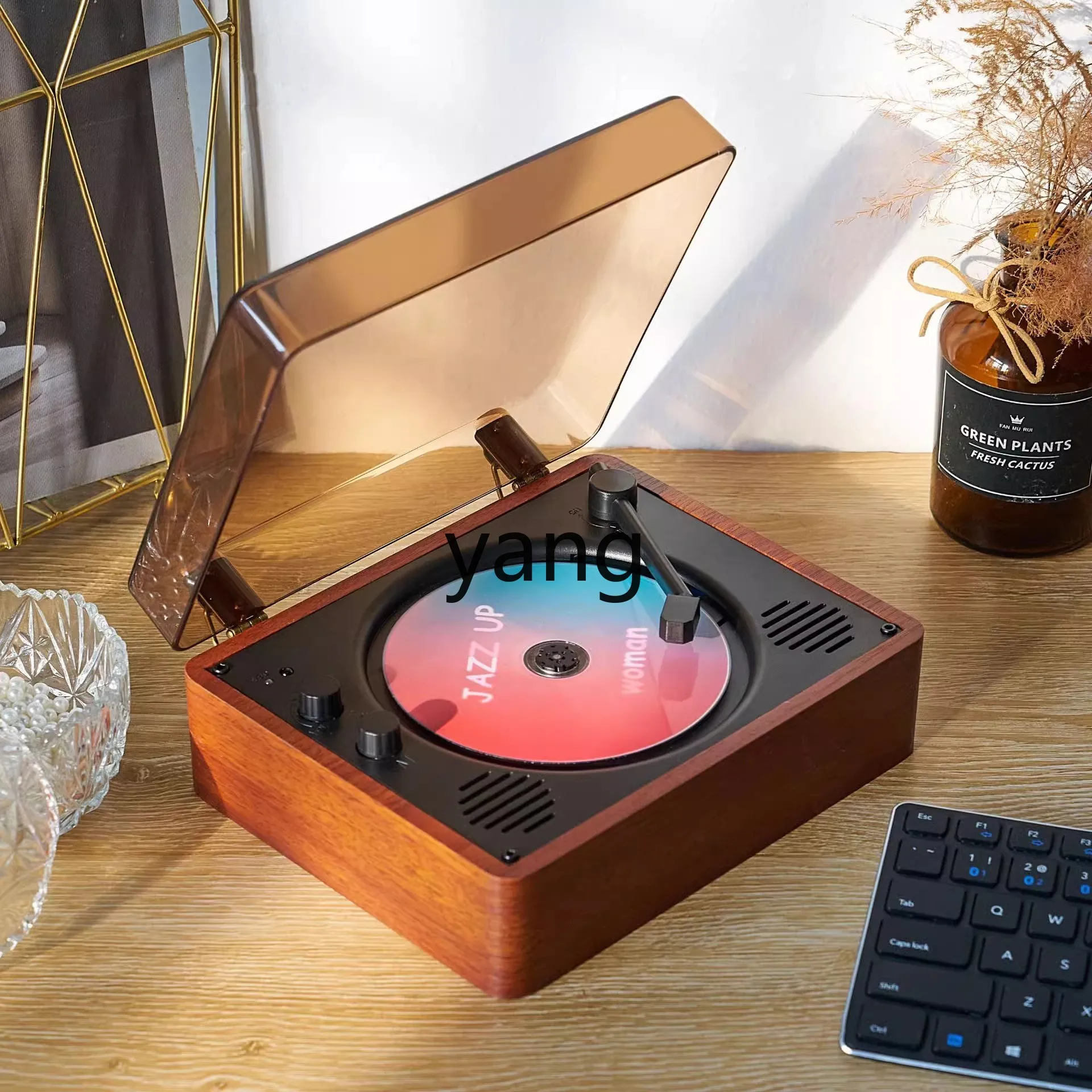 CX Retro Multifunctional CD Player Portable Gift Bluetooth Audio Home CD Player