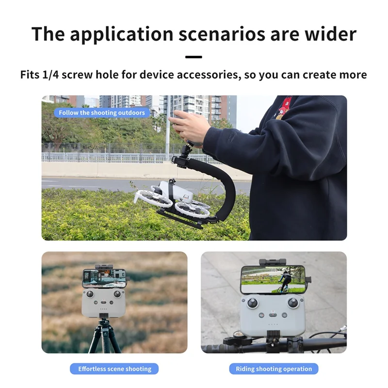 【ساخن】 1/4 بوصة محول قوس لجهاز التحكم عن بعد RC N3/N2 ل DJI FLIP/AIR3S/NEO ملحقات طائرة بدون طيار