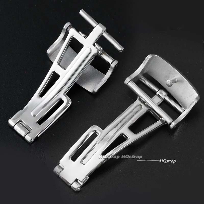 18mm Stainless Steel Folding Clasp for AP Modification GA2100 Butterfly Buckles Metal Pin Buckle for AP Royal Oak Band Accessory