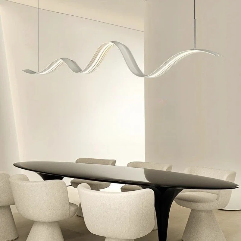 SANDYHA Energy Efficient Stylish Modern Minimalist LED Chandelier Pendant Light for Bright Home Decor Dining Room Living Room