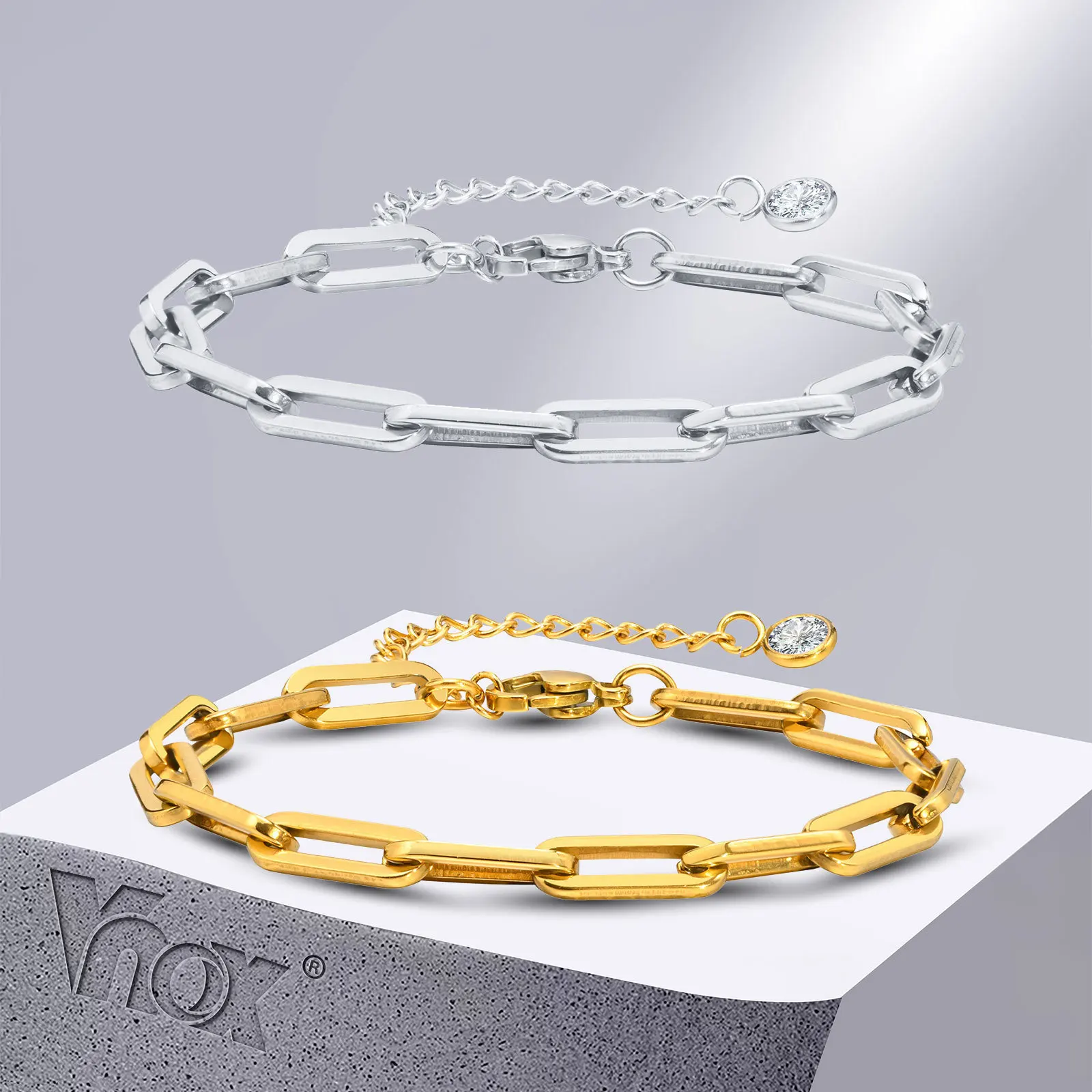 Vnox Chic Rectangle… - image