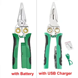 Stainless Steel Multifunctional Wire Stripping Pliers Multi-function Wire Stripper Needle Nose Nippers Wire Winding