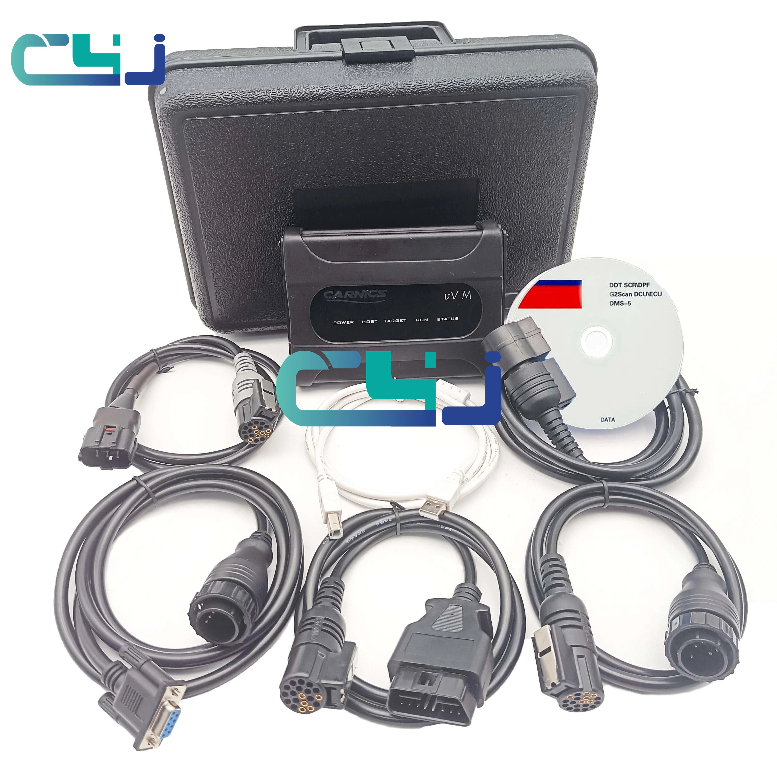 New Excavator Tool Heavy   Doo-san Diagnostic Scanner Kit Uvim Communication Interface Forklift Loader Tablet Construction
