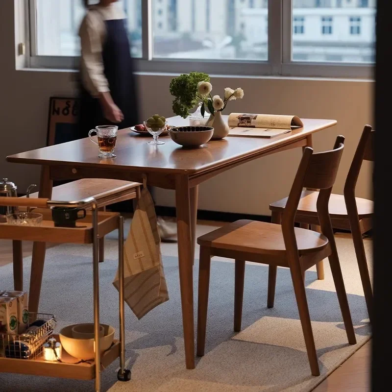 

Customize Hot Sale Modern Live Edge Natural South America Walnut Slab Dining Table Indoor