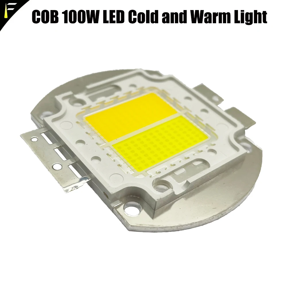 Parts for Concert Club Pub Stage Audience Fill Light 100W COB LED with Warm and Code (WW+CW) Color