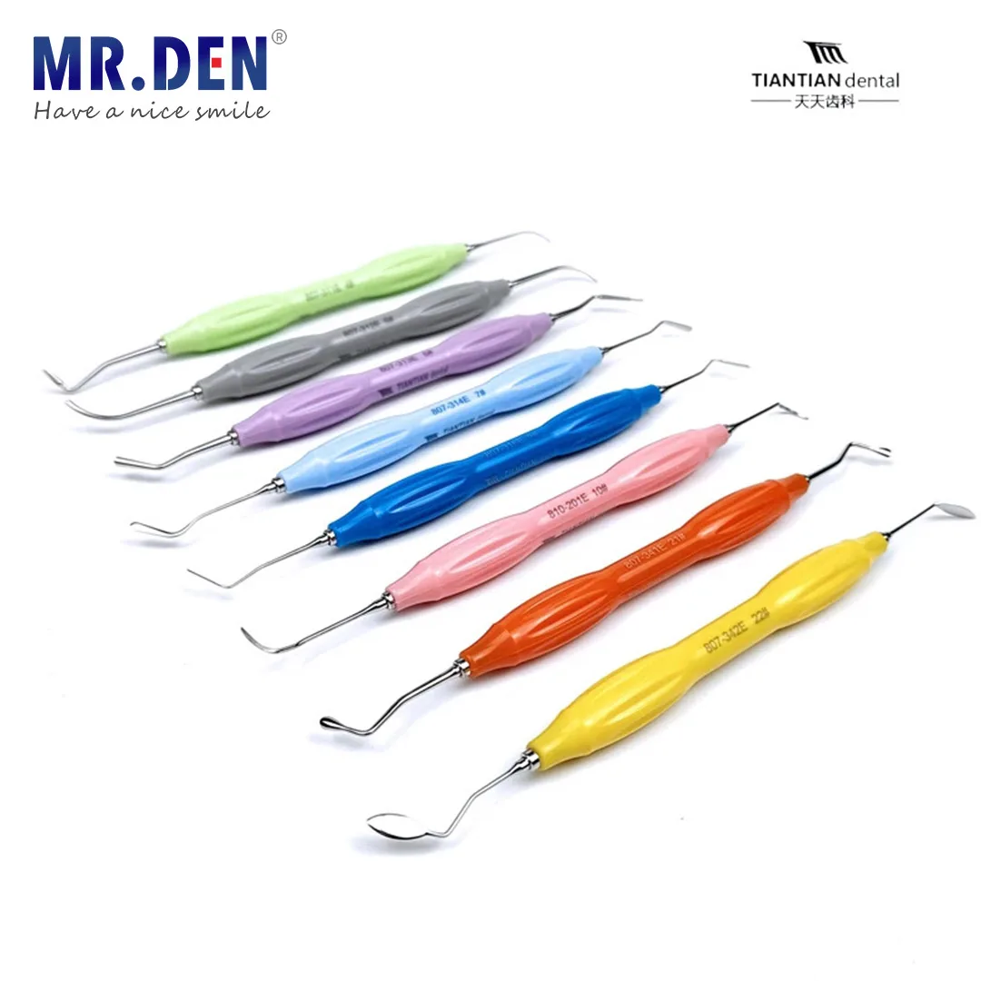 Tiantian Dental Resin Plugger Aesthetic Dental Restoration Kit Plastic Filler Modeling Plugger Dentist Surgical Instrument Tools