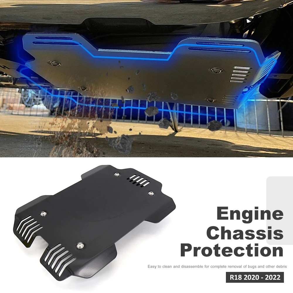 

Защитная крышка шасси двигателя, нижняя нижняя защитная пластина мотоцикла, брызговик для BMW R18 R 18 r18 2022 2021 2020