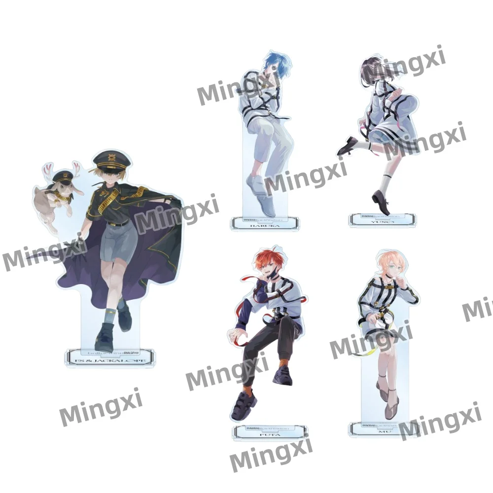

Hot MILGRAM Anime Figures Cosplay Acrylic One-Sided Keychains Toys Q Version Bag Pendant Creative Keyrings Fans Gift Only Hot