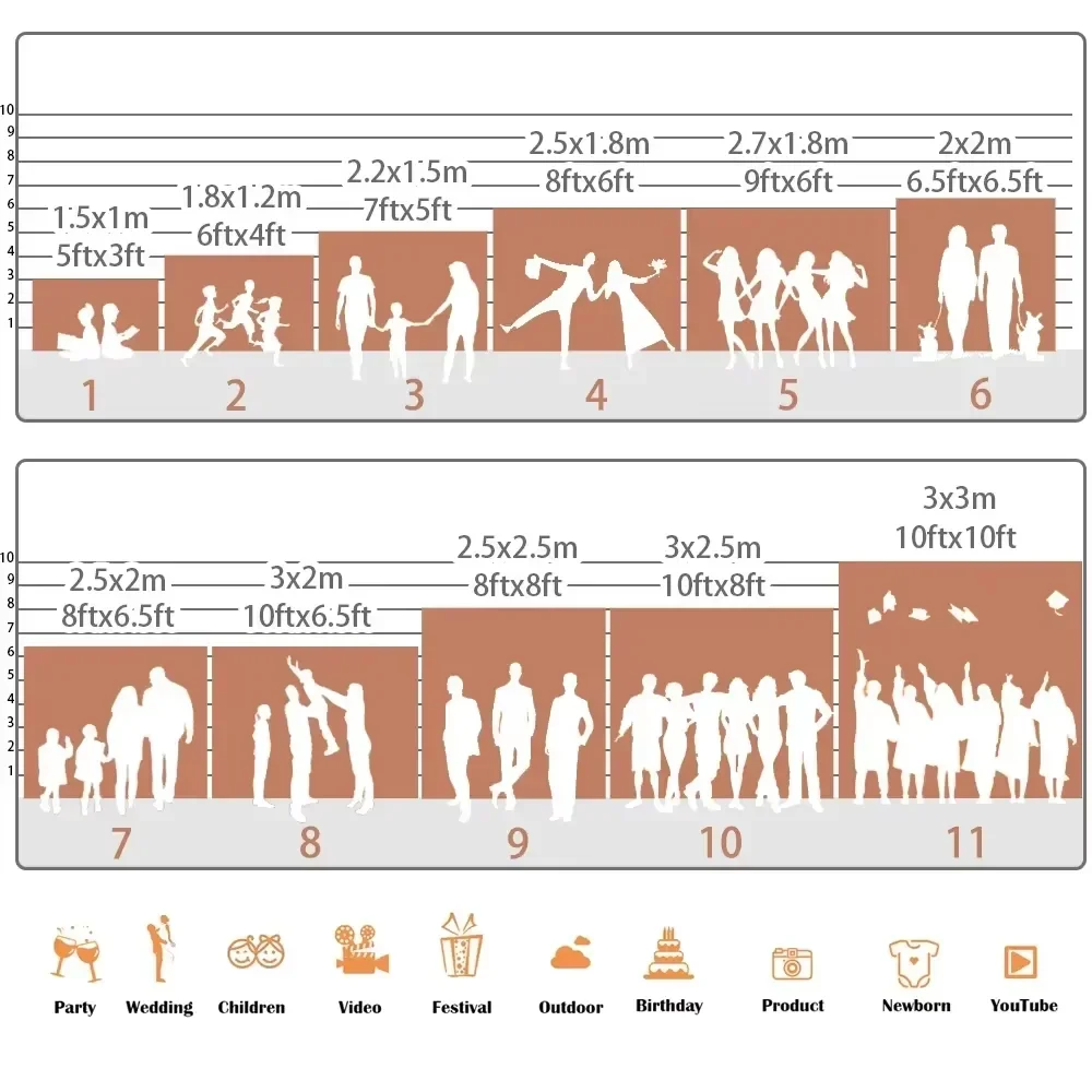 POP M-ARTs Teletubbies الأطفال التلفزيون الكرتون خلفية في حديقة الليل حفلة عيد ميلاد راية التصوير خلفية الزينة #5