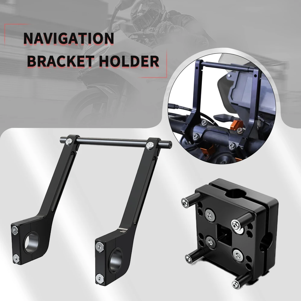 

Off-road Bike For SUZUKI HUSABERG YAMAHA HONDA KAWASAKI KTM EXC HUSQVARNA Sherco GPS Holder Navigation Roadbook Mounting Arm Kit