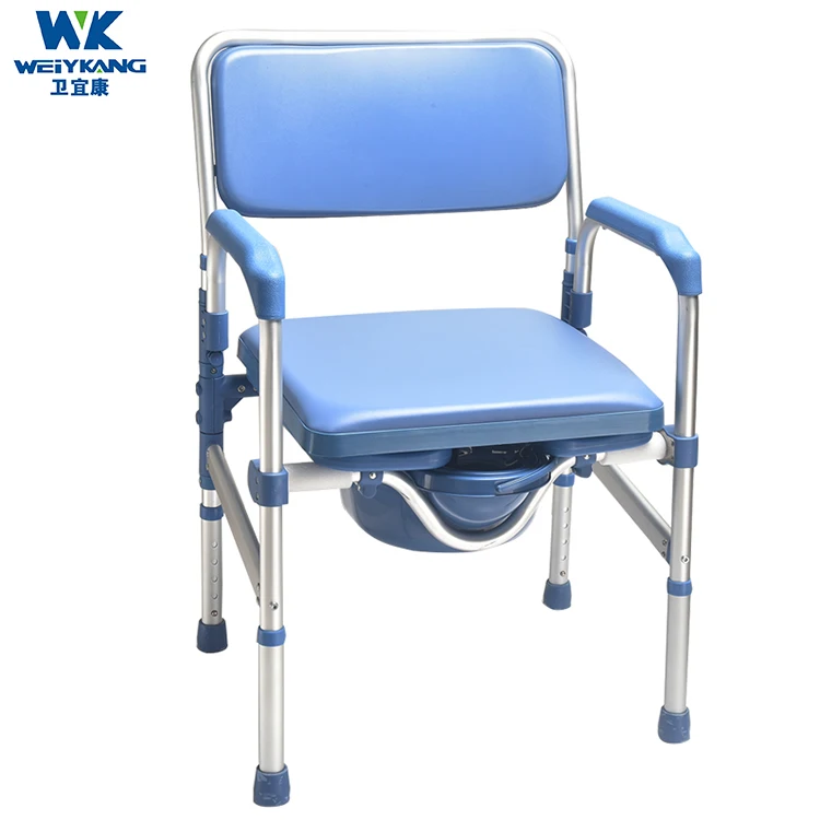 New Model Portable Hospital Toilet Bedside Commode Chair Adult Potty Chair Commode Chair Price Rehabilitation Therapy Supplies