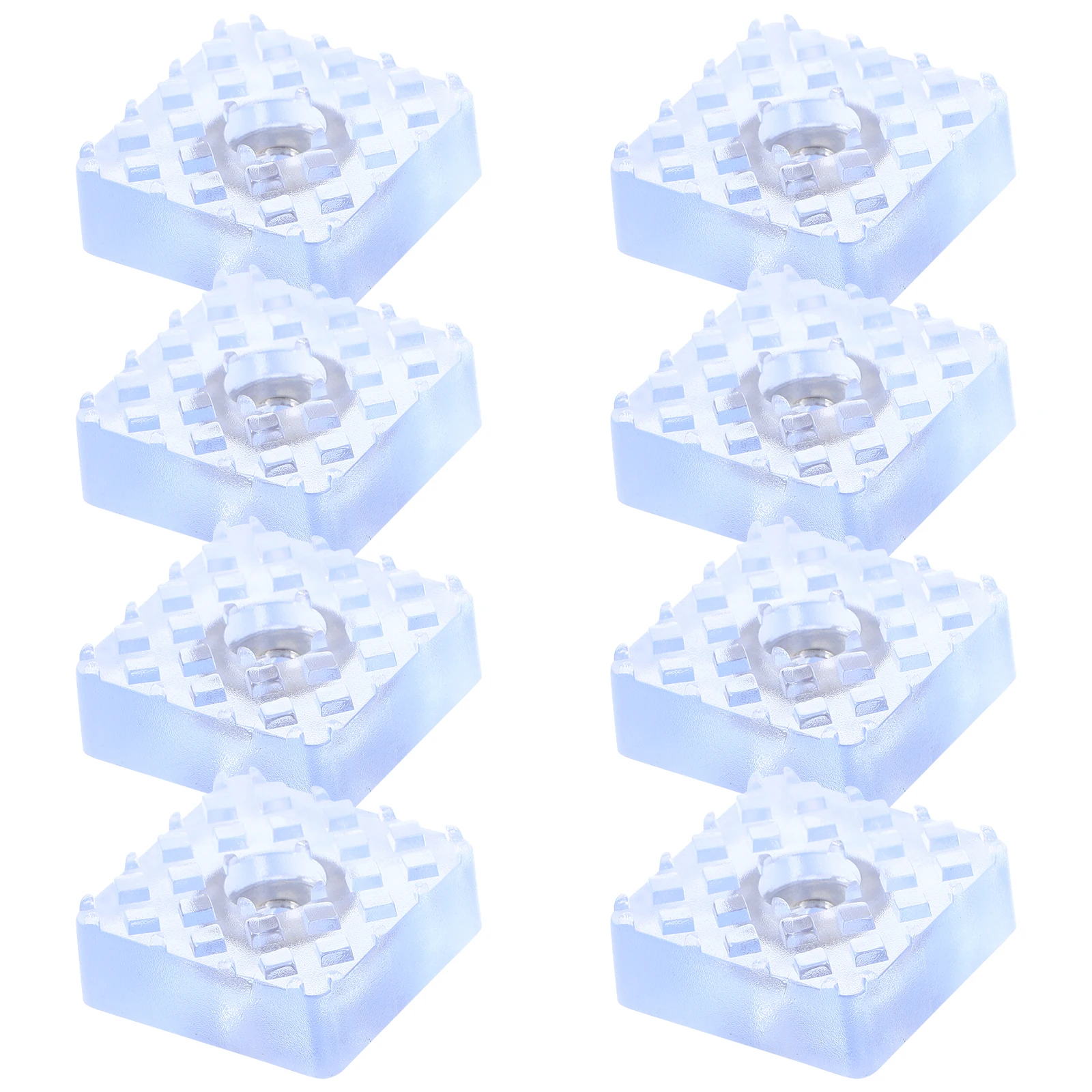 

8 Pcs Anti-slip Furniture Pads 30mm Square Self-adhesive Non-slip Mat for Fridge Washing Machine Sofa Table Chair Moisture-proof