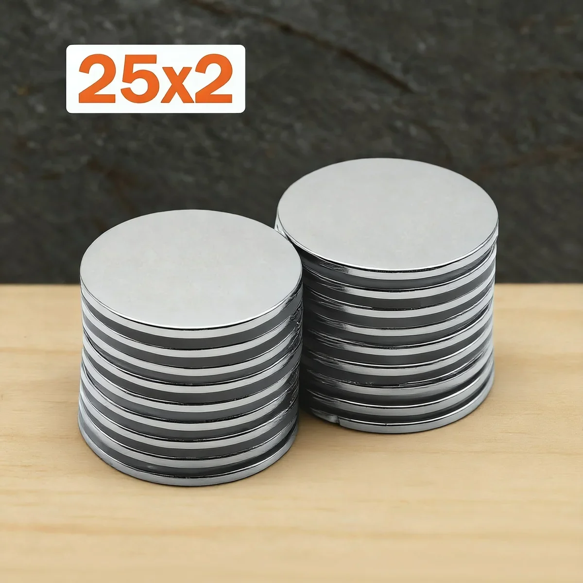 25x2mm Super Strong Magnet N35 Round Magnetic NdFeB Neodymium Magnet Powerful Disc imanes Refrigerator Magnets ﻿