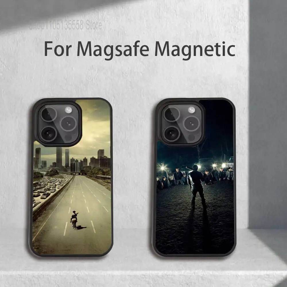 

TWD T-The Walkings Dead Phone Case For iPhone 17,16,15,14,13,12,11,Pro,Max,Plus,Mini,SE4,E Magnetic Magsafe Wireless Charging