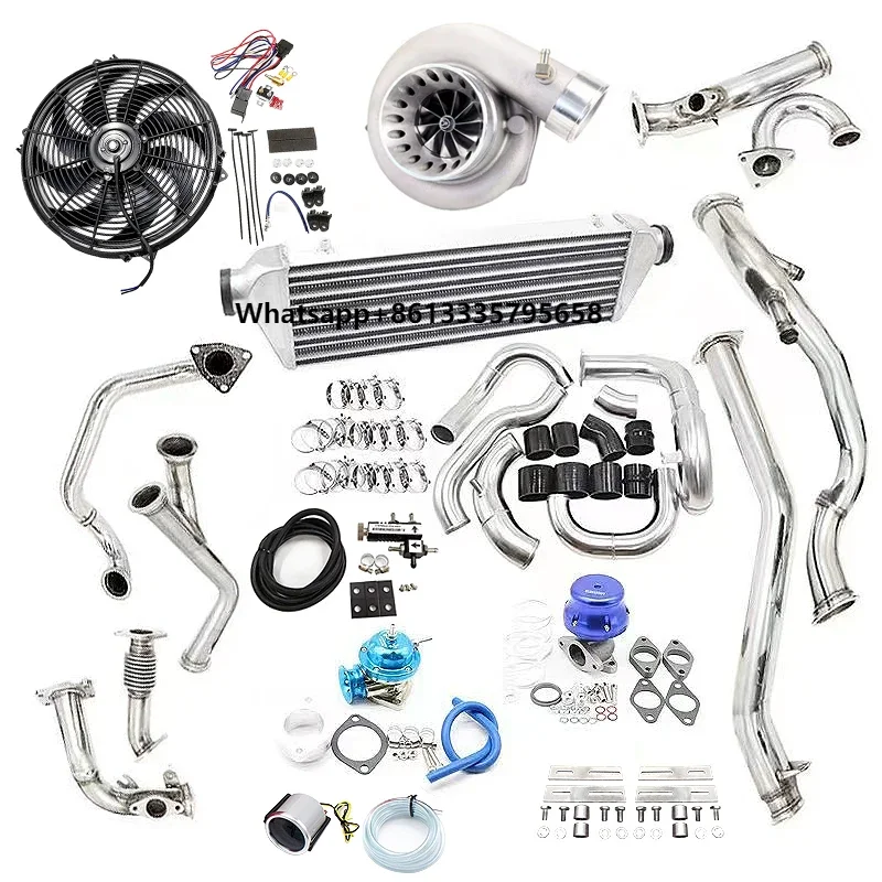 

GT35 Turbocharger Bolt-on TurboKit for 03-06 350Z Z33 G35 Coupe VQ35DE BK