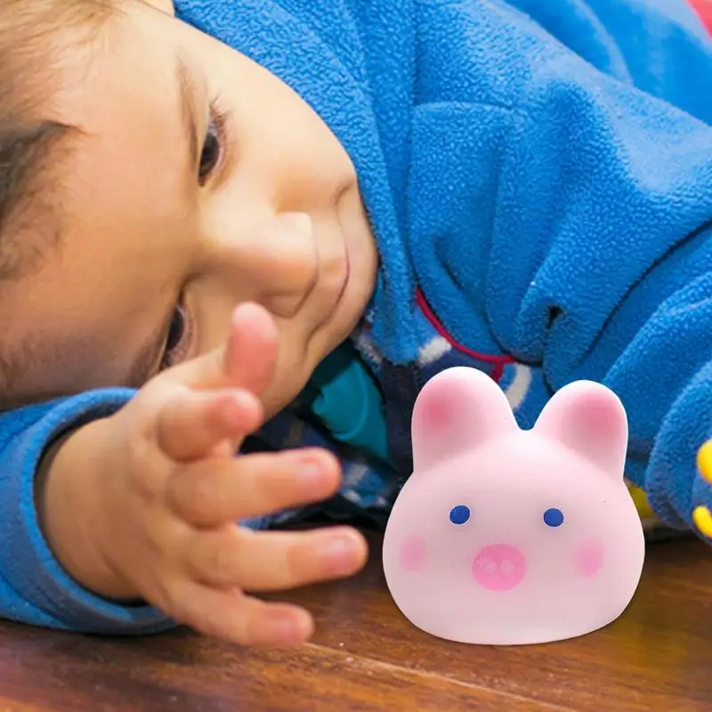 Stressabbau-Ball, Tier-Stressbälle für Erwachsene und Kinder, lustige Neuheit, langsam steigender Squeeze-Teigball für Partys im Klassenzimmer