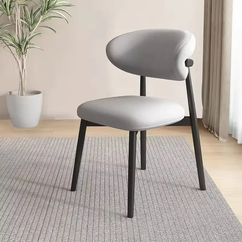 Luxurious Dining Chair Home Modern Minimalist Dining Room Chair Backrest Minimalist Living Room Chair Fashion Beautiful Upscale image 4