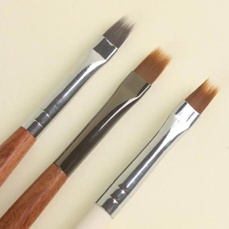 ไล่โทนสีเล็บแปรงกวาดปากกาจิตรกรรมเล็บออกแบบปากการายละเอียดแปรงวาดเครื่องมือเล็บปากกา