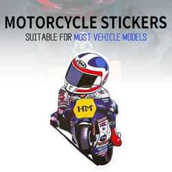 3D Motorcycle Cartoon Car Body Tip Decoration Stickers Race Car for Honda Yamaha Bmw Cafe Racer Emblem Badge Decals Modified