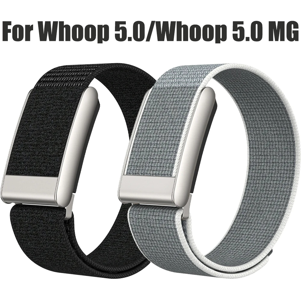 Sport-Nylonarmband für WHOOP 5.0 / WHOOP 5.0 MG Schnellverschluss Atmungsaktives Armband Correa für WHOOP 5.0 Armband-Zubehör