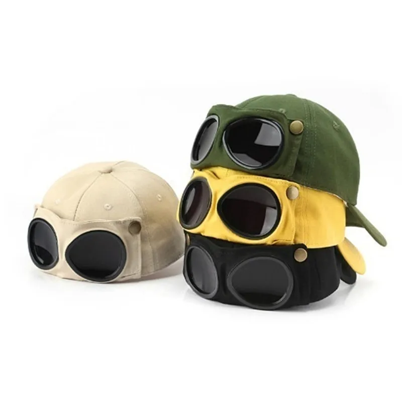 Nieuwe Mode Hoed Zomer Persoonlijkheid Bril Baseballpet Dames Unisex Zonnebril Heren Pet Baseballpet Jongens Pet