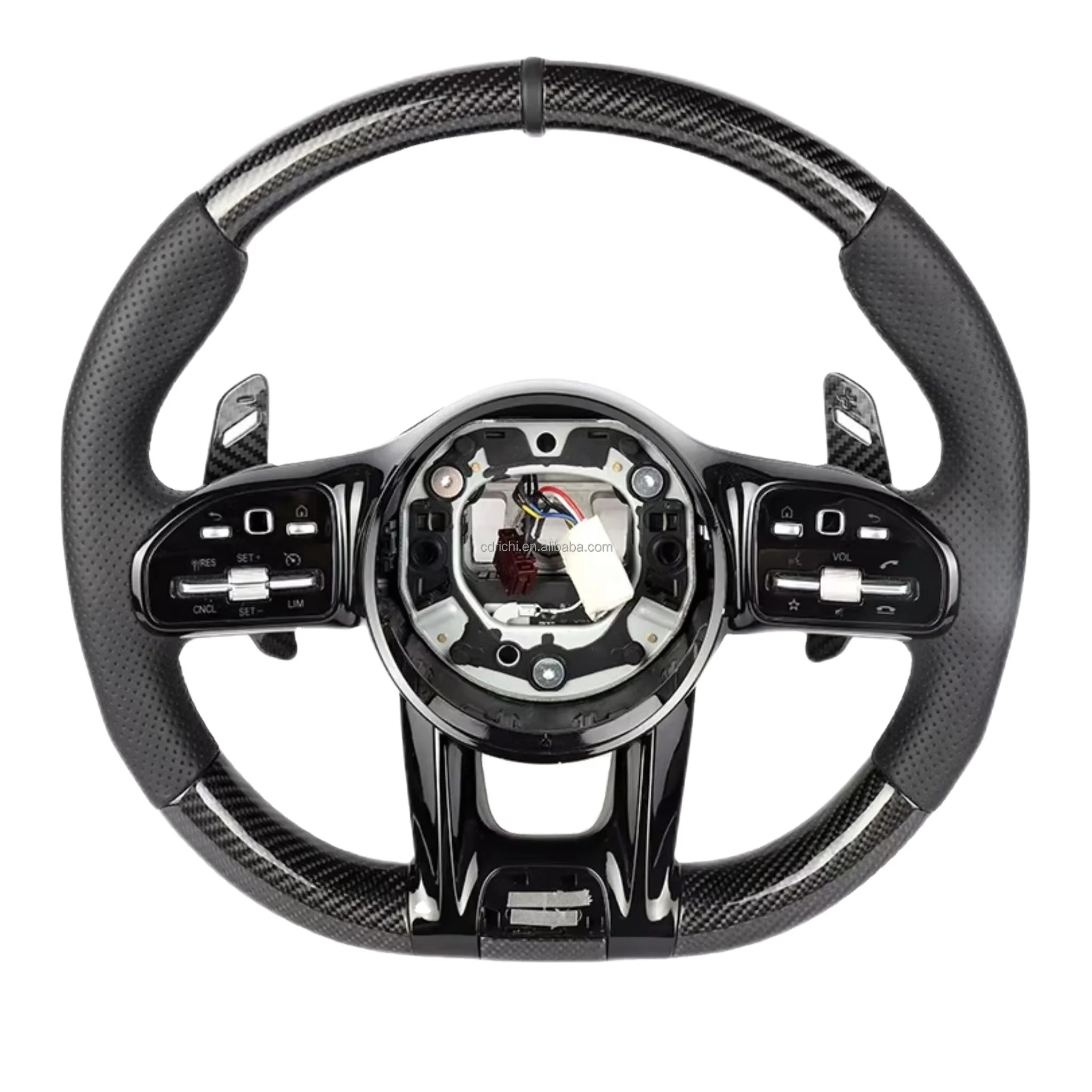 wholesale Steering Wheel For Benz old model upgrade to new W204 W205 W211 W212 W222 AMG GT carbon steering wheel