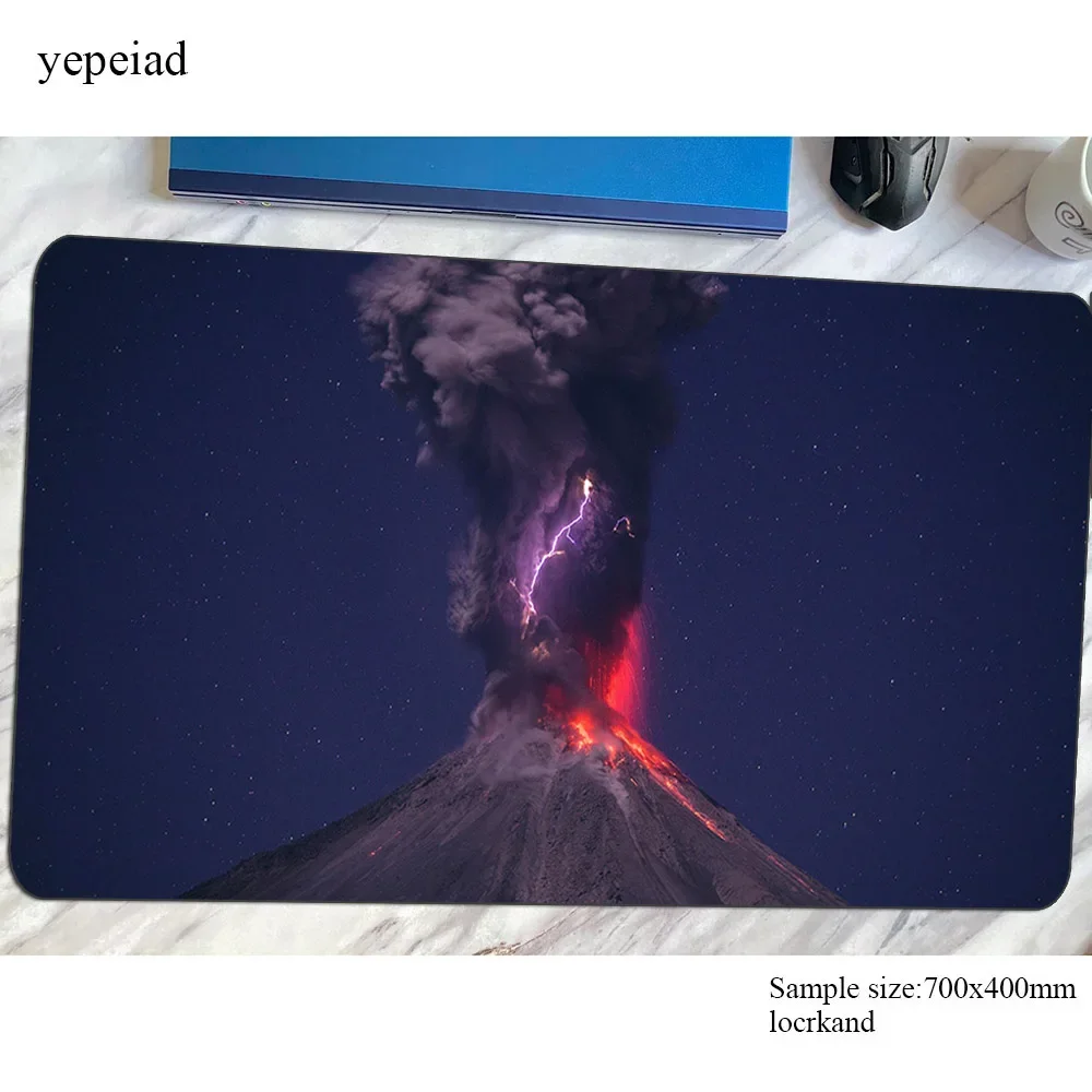 Volcanoes mouse pad gamer 700x400x3mm Popular gaming mousepad notebook pc accessories best seller laptop padmouse ergonomic mat
