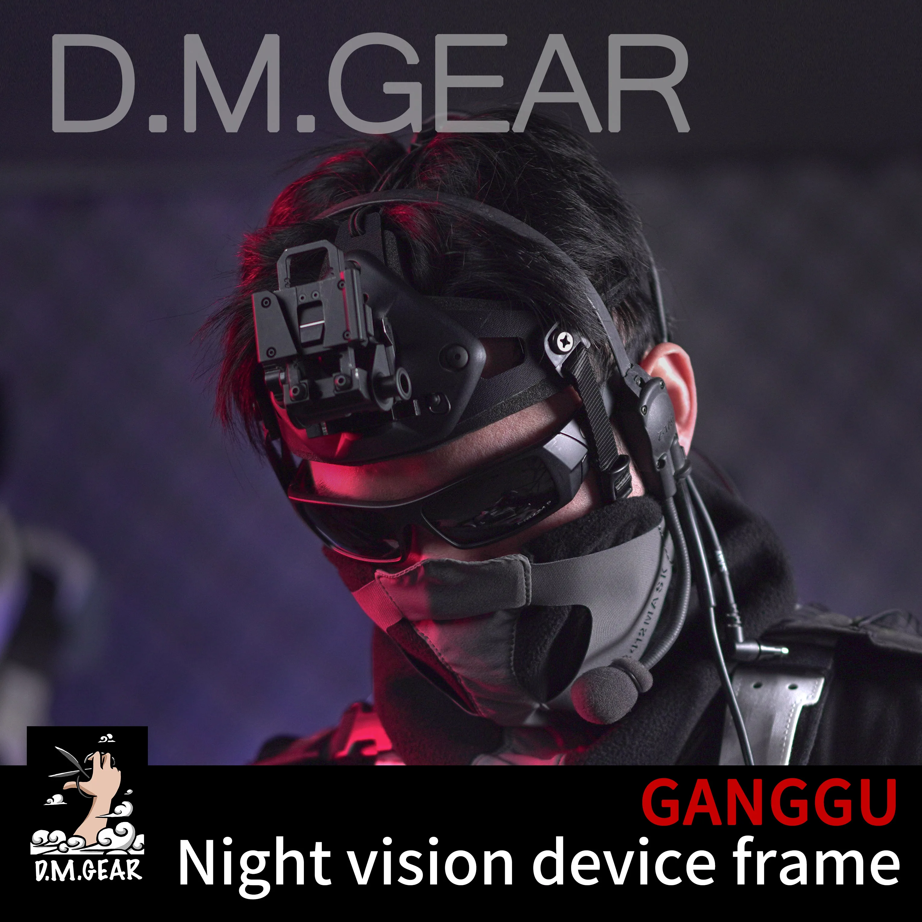 

DMgear Night Vision Goggle Frame for Action Camera Helmet Mount, Stand, Wargame Accessory Outdoor Adventures, Realistic CS Train