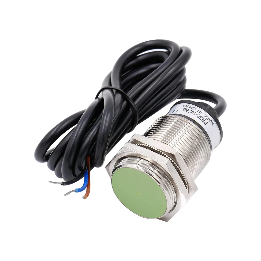 PR30-10 M30 Screen Shield Type Inductive Proximity Switch 10mm Sensing Distance NPN/PNP Output NO/NC Waterproof Approach Sensor