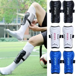 1Pair Soccer Training Crashproof Calf Protectior Leg Sleeves Children Teens Football Protege Tibia Safety Shin Guards