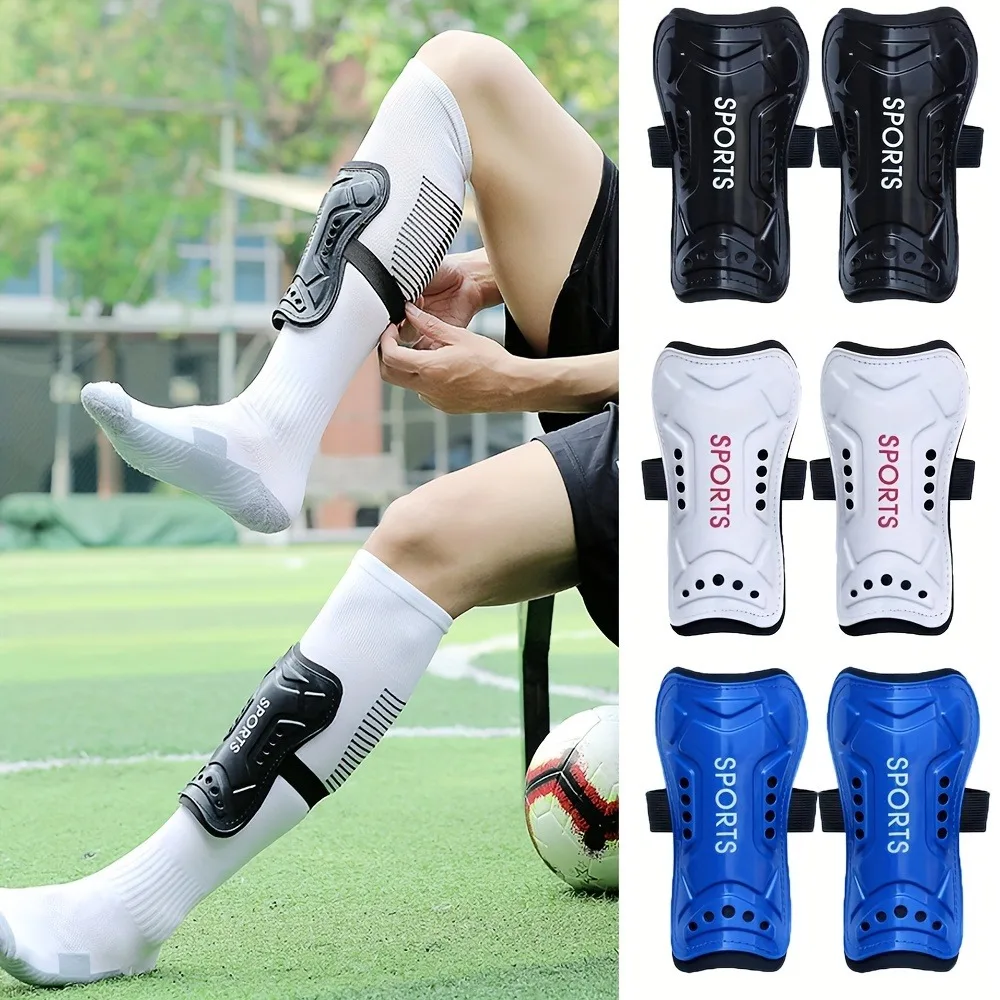 1Pair Soccer Training Crashproof Calf Protectior Leg Sleeves Children Teens Football Protege Tibia Safety Shin Guards