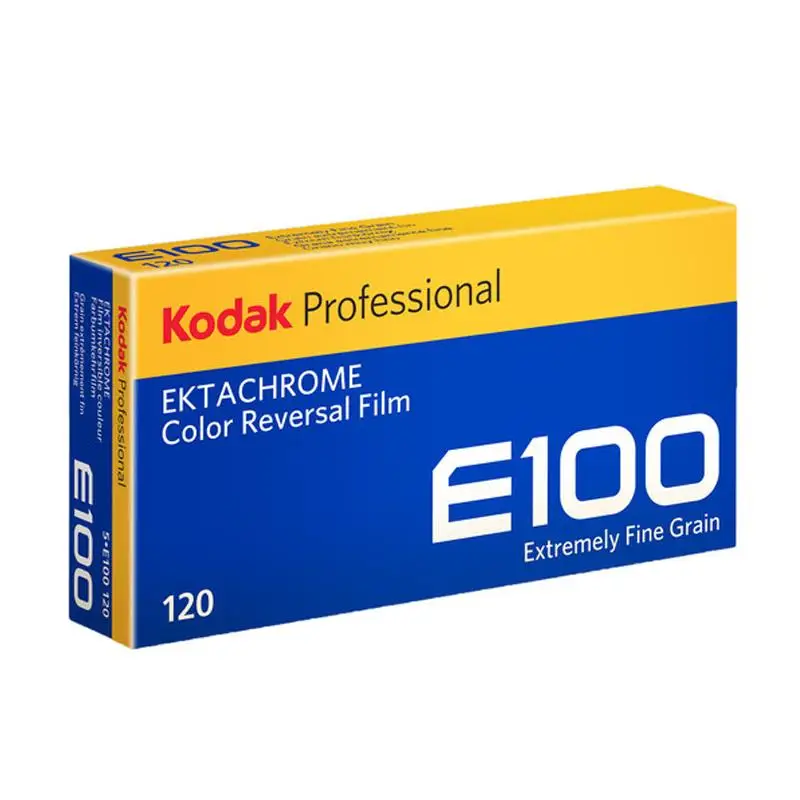 Professional Kodak Original Kodak Ektachrome E100 Color Transparency Film 120 1/2/3/4/5 Rolls for Film Camera (Valid After 2027)