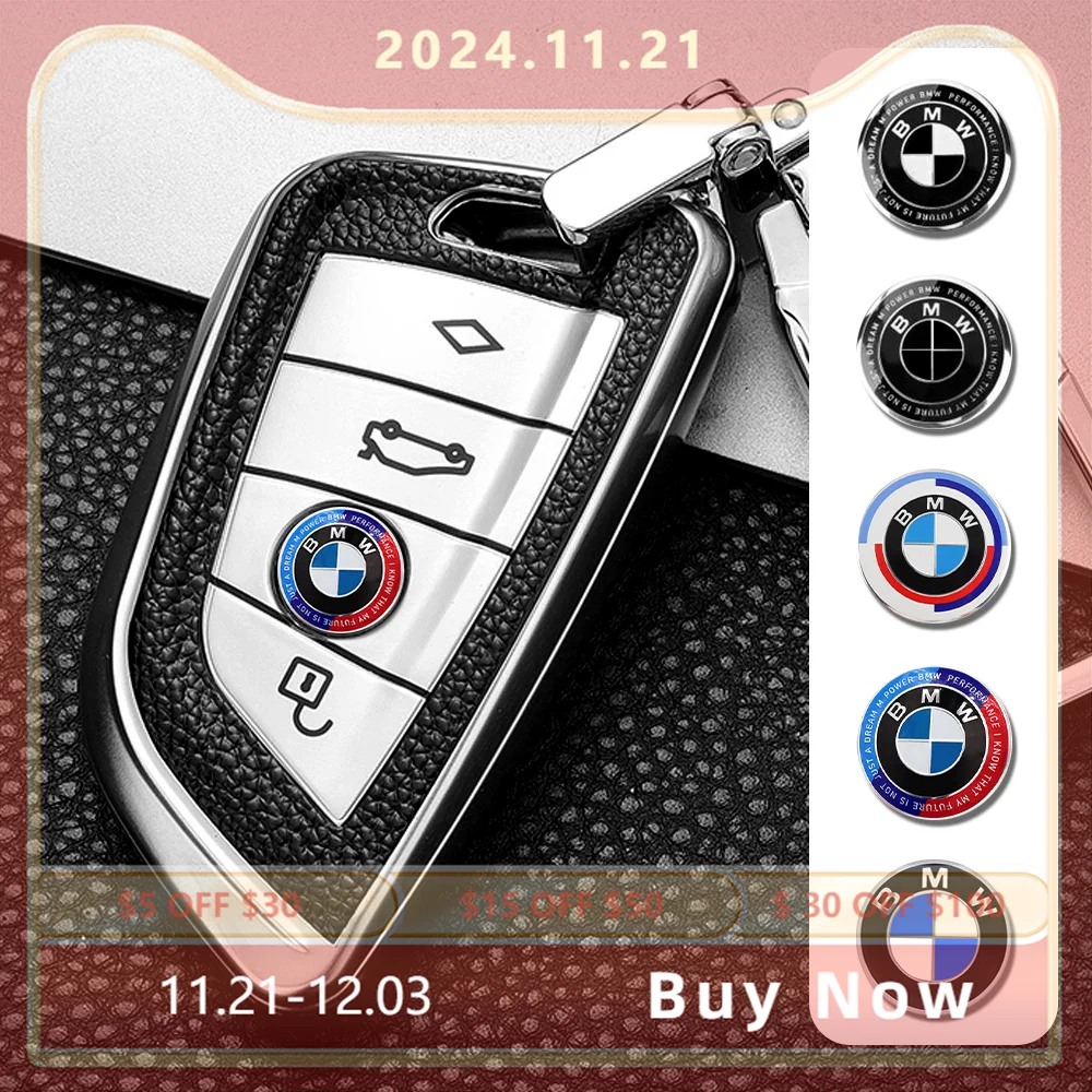 11/14MM Car Key Emblem Stickers Auto Control Key Logo Decal Auto Accessories For BMW M3 M5 M6 G30 E92 E91 X5 E70 F11 G20 X3 F25