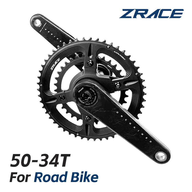 ZRACEカーボンクランクセット　170mm ZRACE カーボンクランクセット 170 ミリメートル 50-34T 52-36T 53-39T