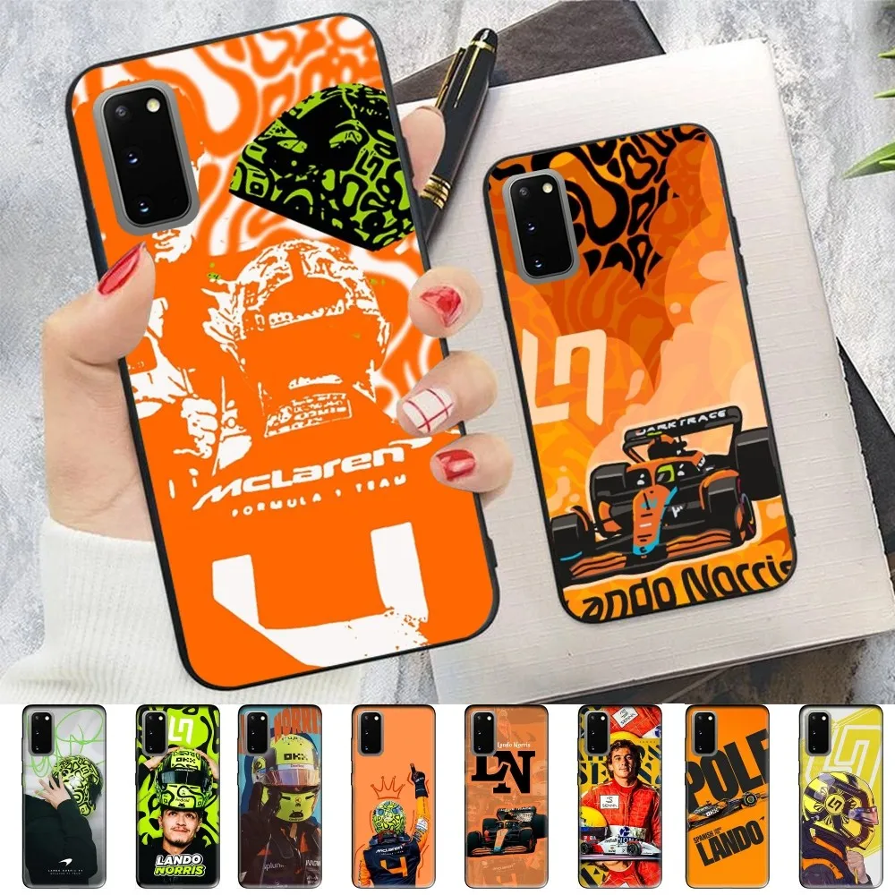 F1 Formula 1 L-Lando Norris For Samsung S 9 10 20 21 22 23 30 23 24 plus lite Ultra FE S10lite Fundas