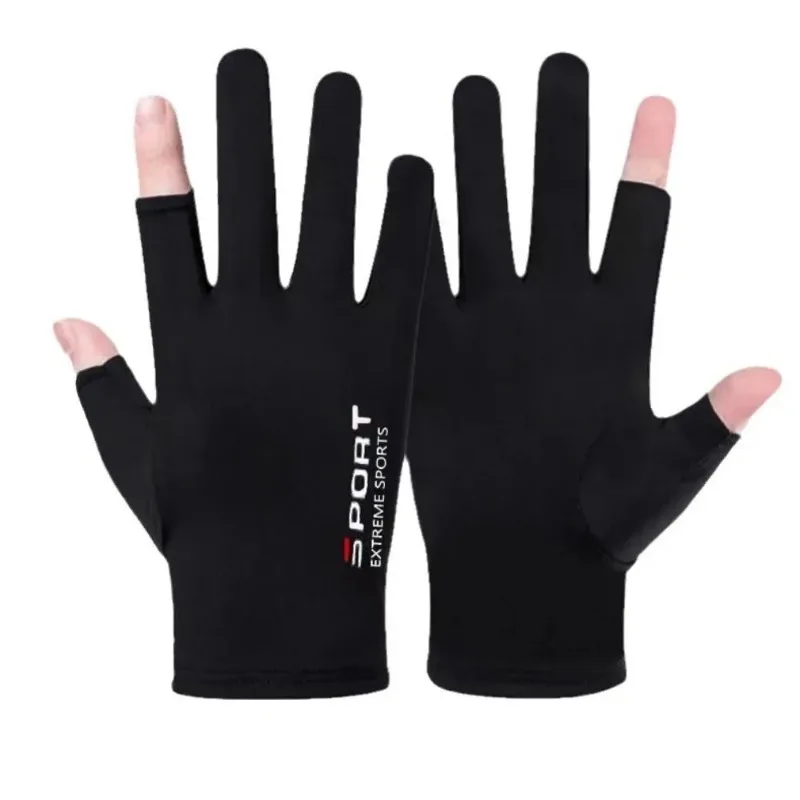 Halffinger Cycling Gloves for Men and Women Outdoor Sports Fitness Driving Fishing Highelastic Comfortable