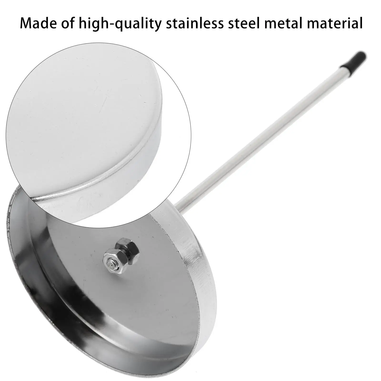 2pcs Metal Receipt Spike Desk Holder Round Base Kitchen Restaurant Memo Note Ticket Holder